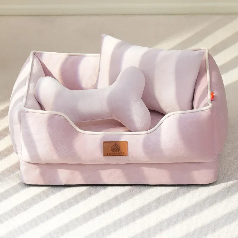 Four Seasons Universal Cat Kennel Dog Bed Super Soft Fabric Sleeping Mats Detachable Bottom Design Pet Mat Pet Sofa Supplies