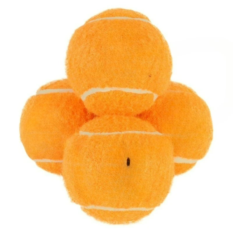Replacement Mini Tennis Balls Dog Toy Safe on Dog's Teeth, Pack of 4, Orange, Mini