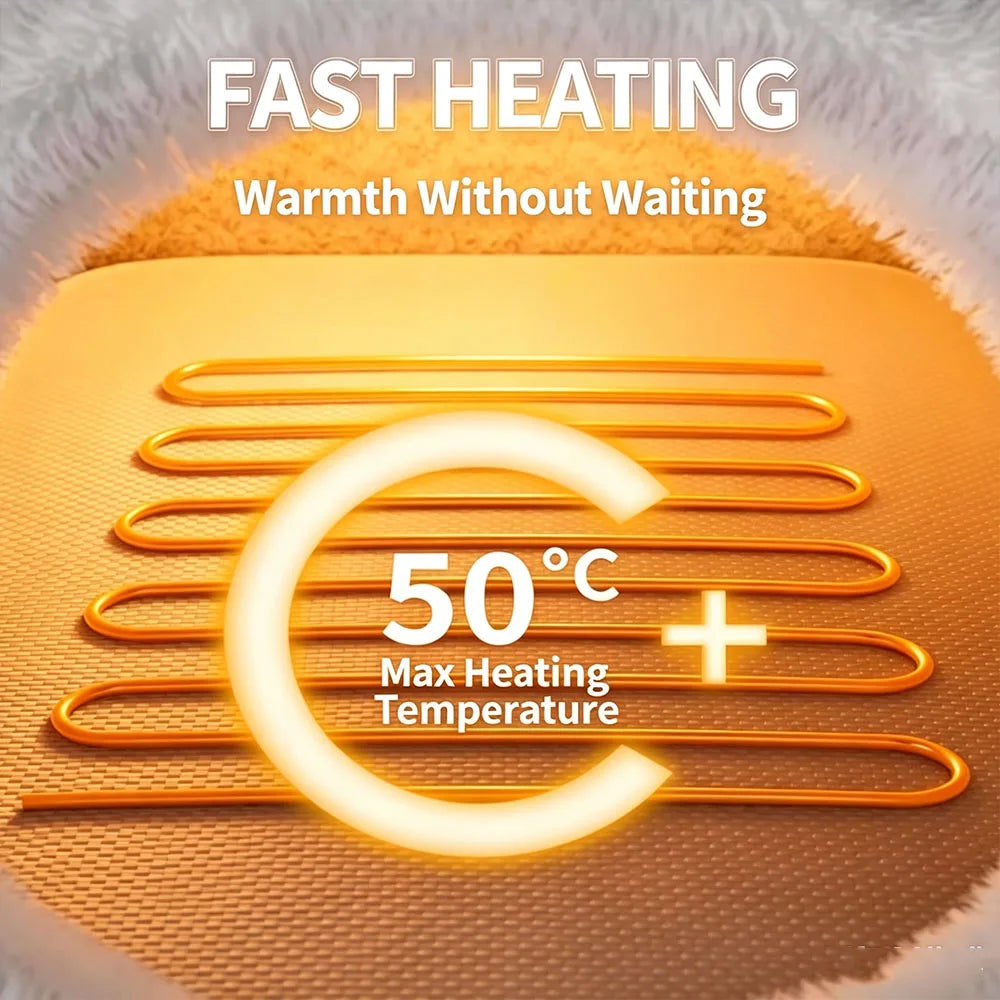 Heated Cat Bed Enclosed Pet House Winter Warm Auto‑Overheat Shut‑Off Resistant Thermal Sleeping Bed For Cats Small Dogs