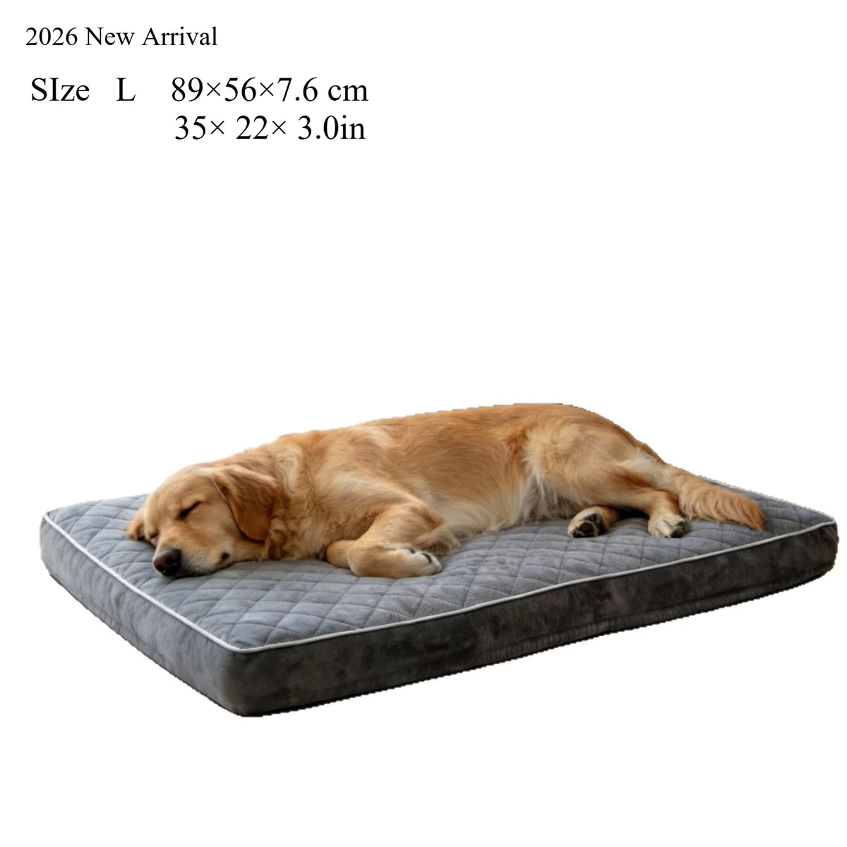 2026 New Arrival Orthopedic Dog Bed Waterproof Removable Washable Pet Mat, Joint Support Cozy Sleep Bed for Large Senior Dogs