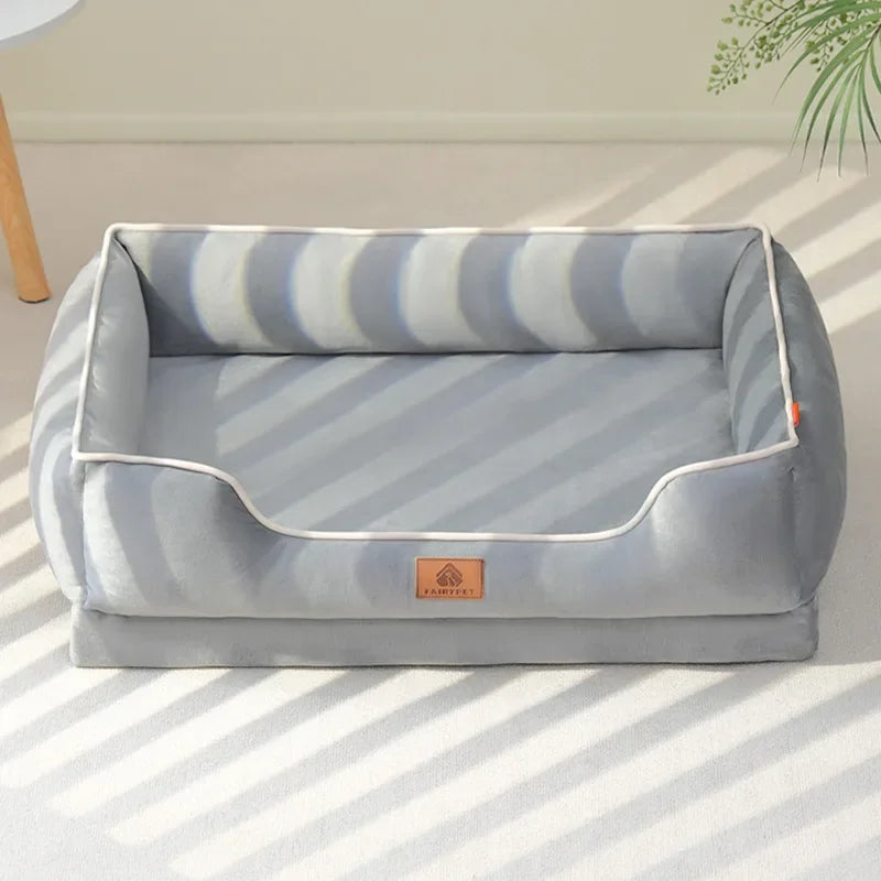 Four Seasons Universal Cat Kennel Dog Bed Super Soft Fabric Sleeping Mats Detachable Bottom Design Pet Mat Pet Sofa Supplies