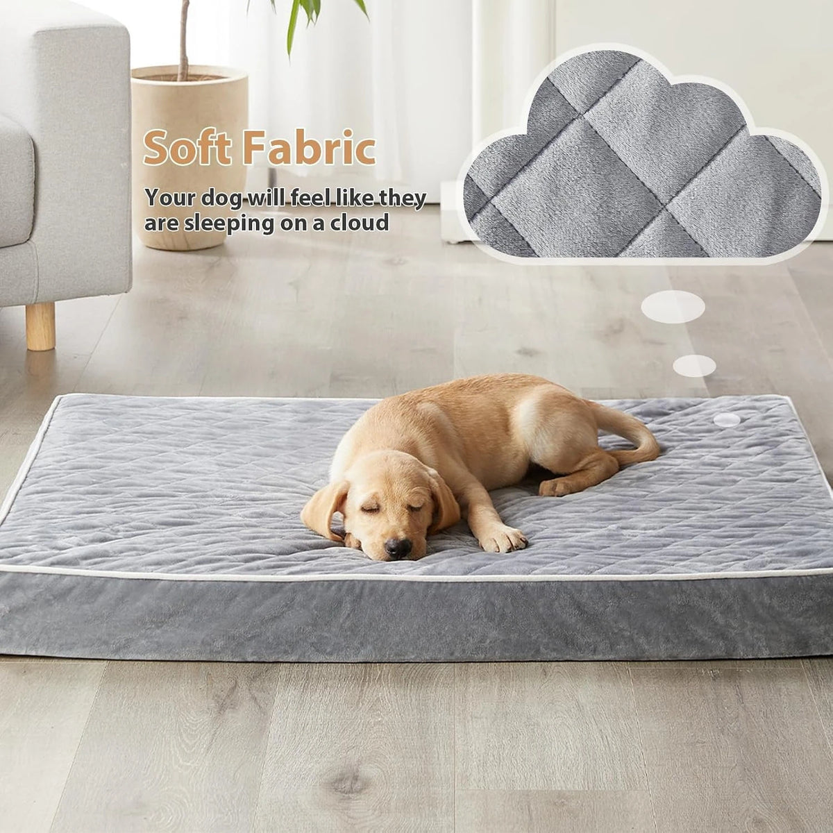 2026 New Arrival Orthopedic Dog Bed Waterproof Removable Washable Pet Mat, Joint Support Cozy Sleep Bed for Large Senior Dogs