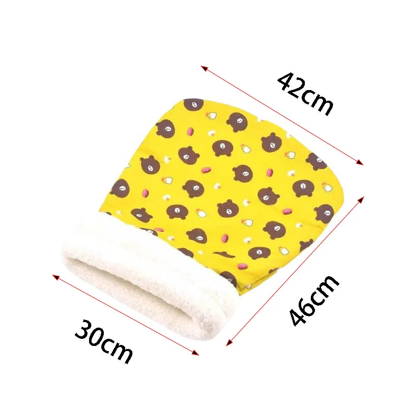 Cat Nest Winter Warmth Semi Enclosed Cat Sleeping Bag Nest Deep Sleep Designed for Cats Bedding Cat Mat Pet Universal