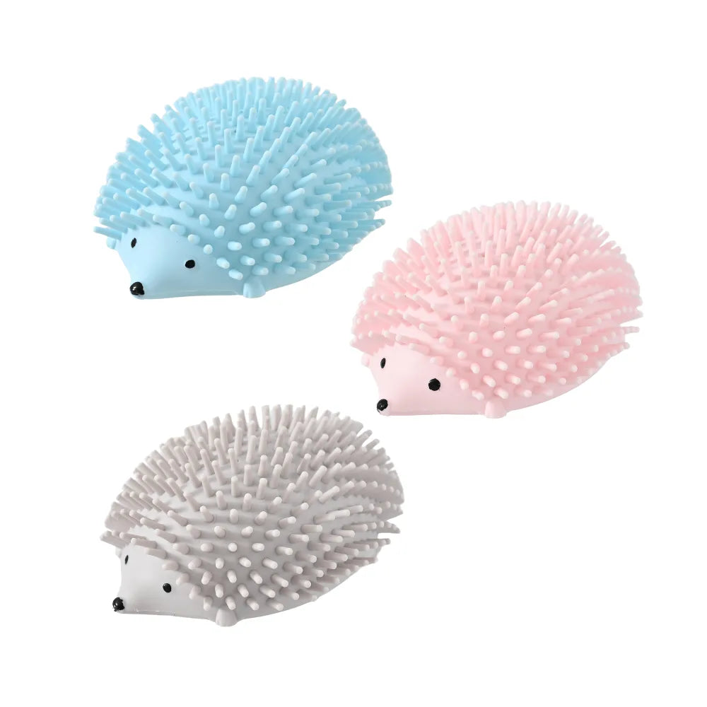 14PCS/Carton Catnip Hedgehog Cat Toy 3 Colors Mixed Interactive Chew Scratch Massage Toy Durable Catnip Toys for Cats Kittens