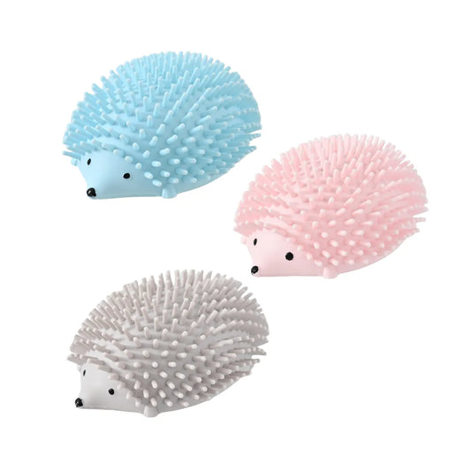 14PCS/Carton Catnip Hedgehog Cat Toy 3 Colors Mixed Interactive Chew Scratch Massage Toy Durable Catnip Toys for Cats Kittens