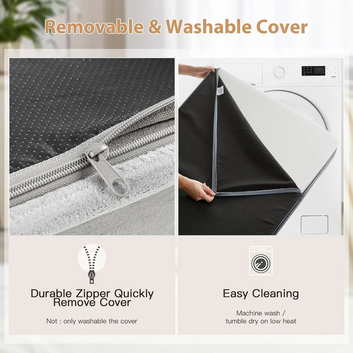 2026 New Arrival Orthopedic Dog Bed Waterproof Removable Washable Pet Mat, Joint Support Cozy Sleep Bed for Large Senior Dogs