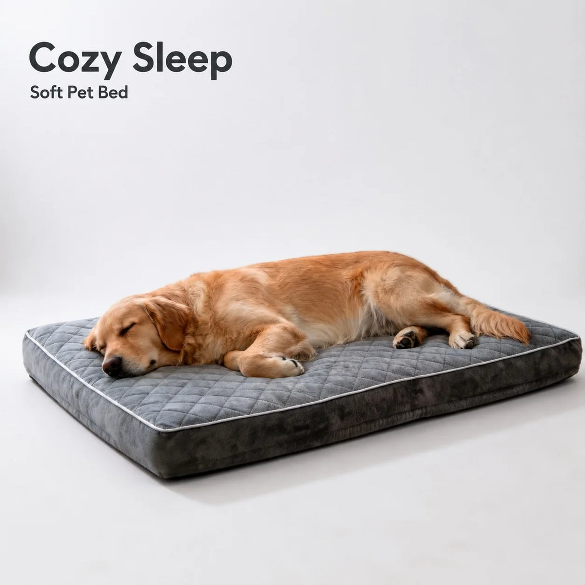 2026 New Arrival Orthopedic Dog Bed Waterproof Removable Washable Pet Mat, Joint Support Cozy Sleep Bed for Large Senior Dogs